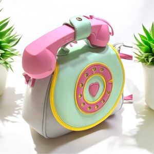 Phone Handbag Purse Gray and Pink